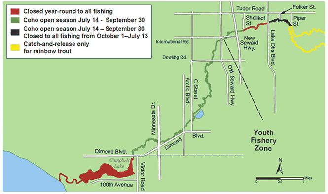 2020 Campbell Creek Youth-Only King Salmon Fishery June 27 and 28